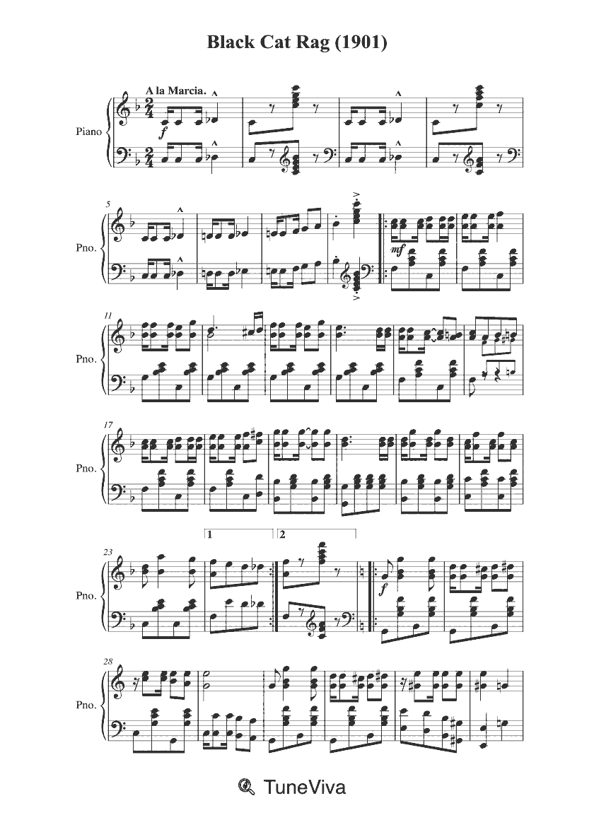 Black Cat Rag (1901)