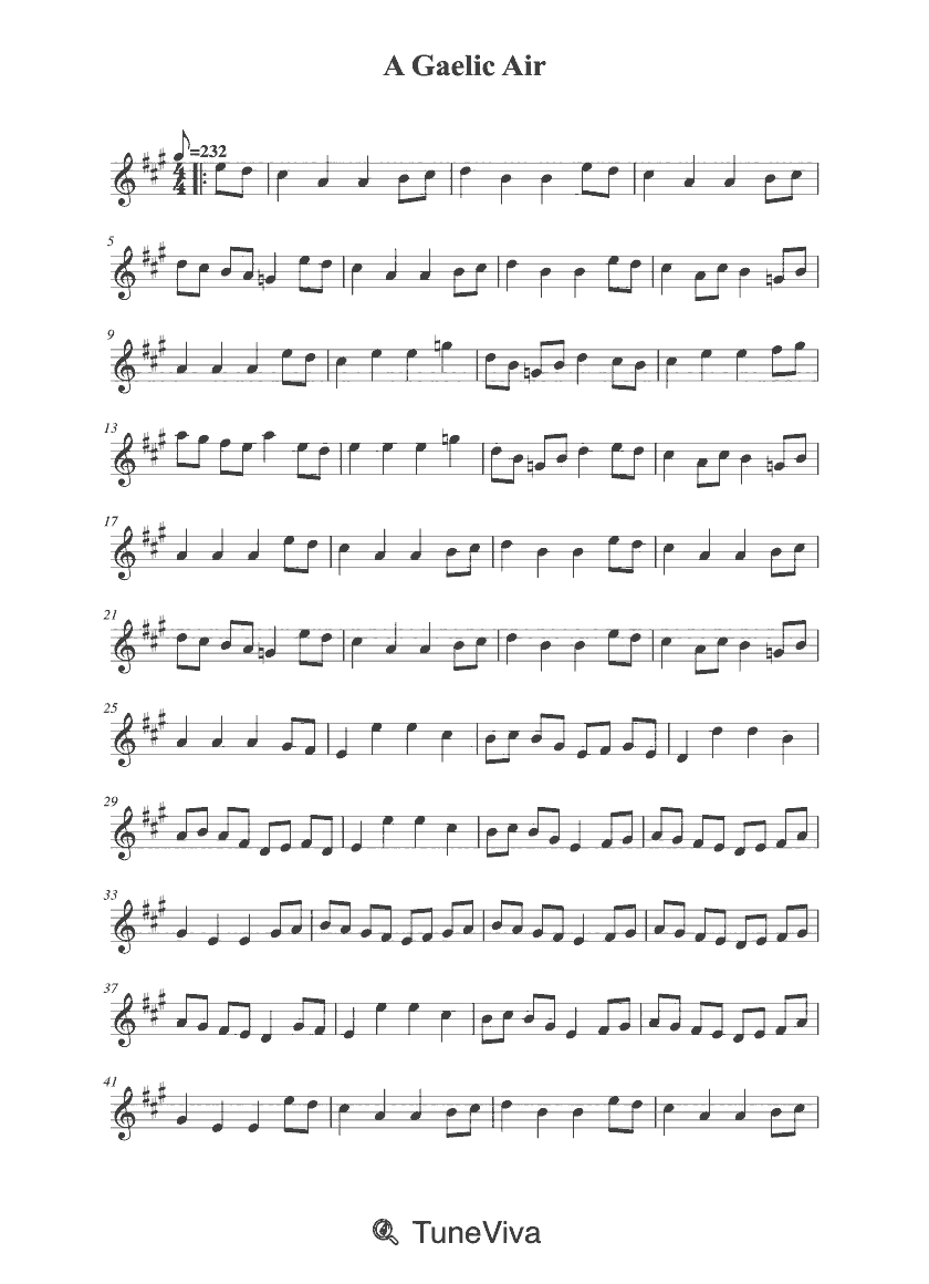 A Gaelic Air