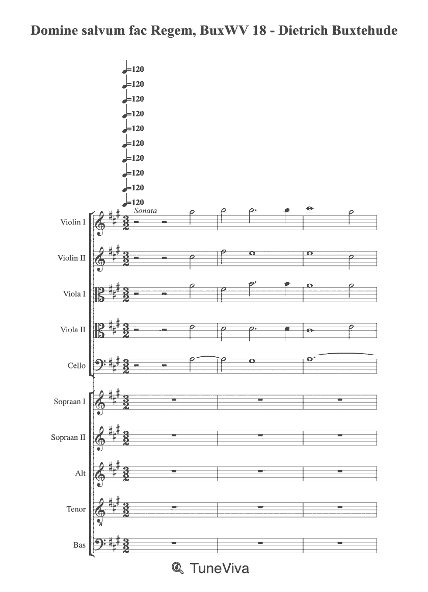 Domine salvum fac Regem, BuxWV 18 - Dietrich Buxtehude