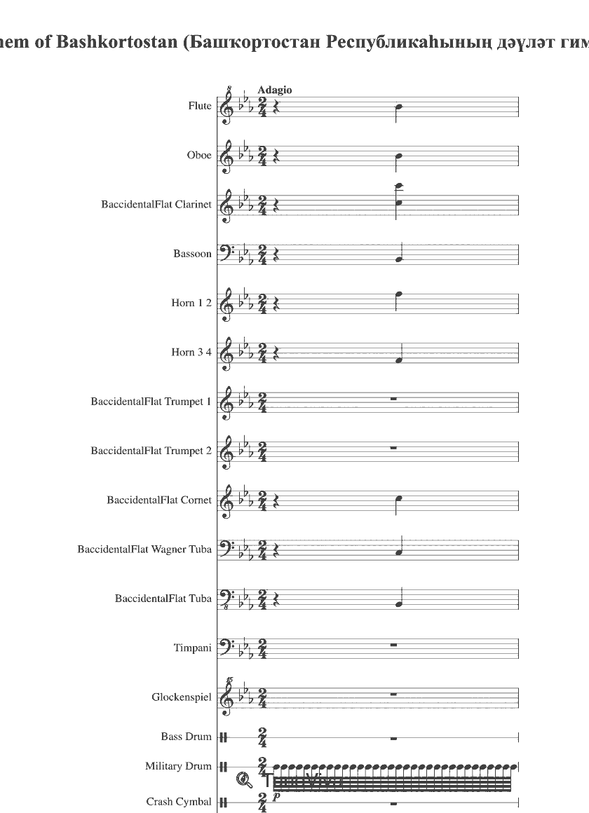 Anthem of Bashkortostan (Башҡортостан Республикаһының дәүләт гимны)