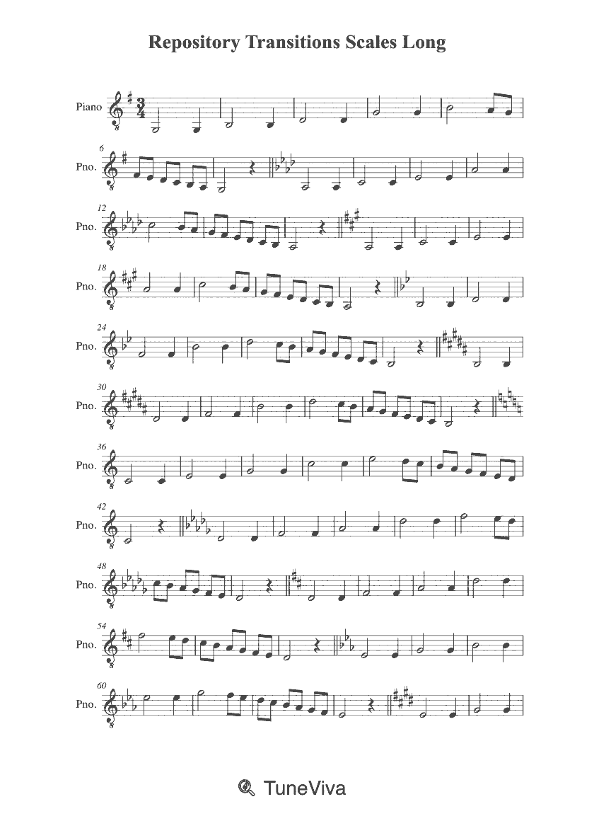 Repository Transitions Scales Long