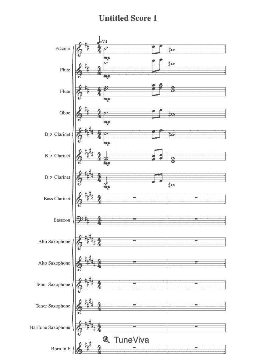Untitled Score 1