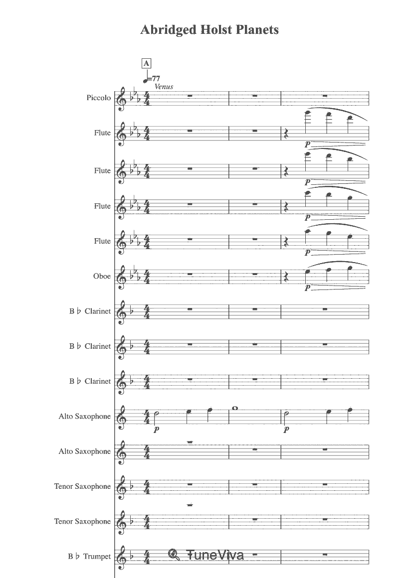 Abridged Holst Planets