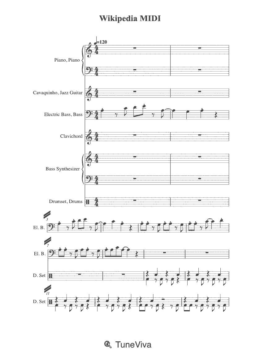 Wikipedia MIDI