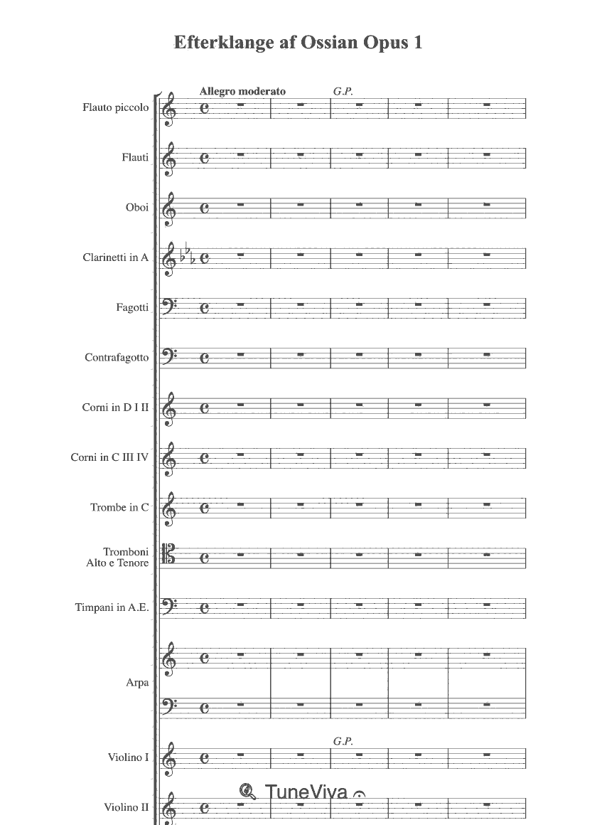 Efterklange af Ossian Opus 1
