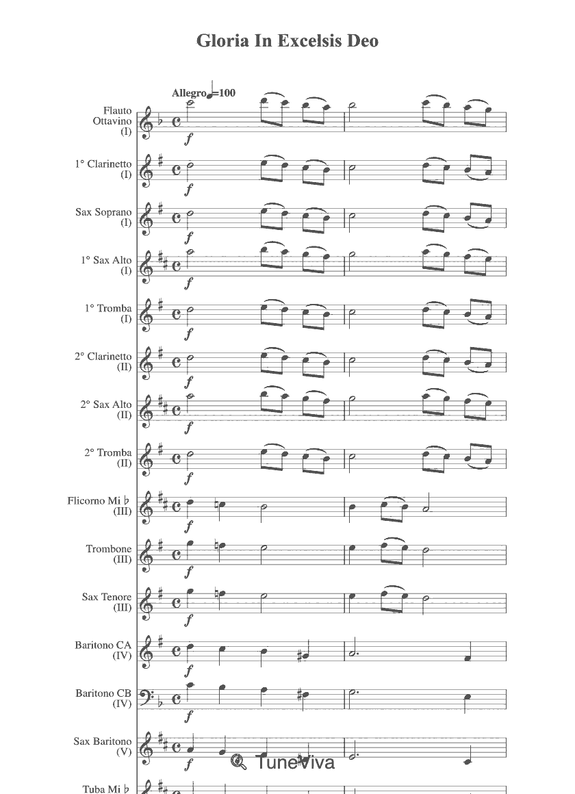 Gloria In Excelsis Deo