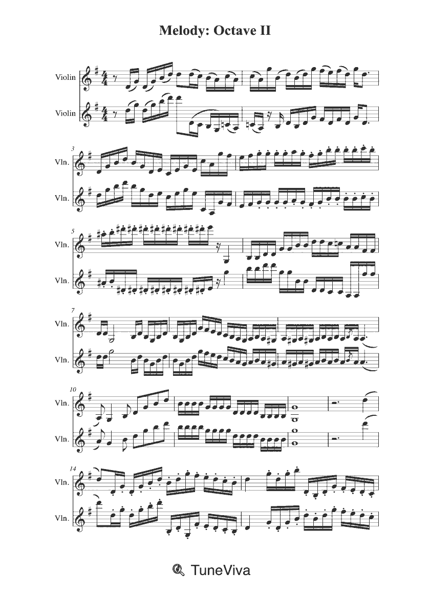 Melody: Octave II