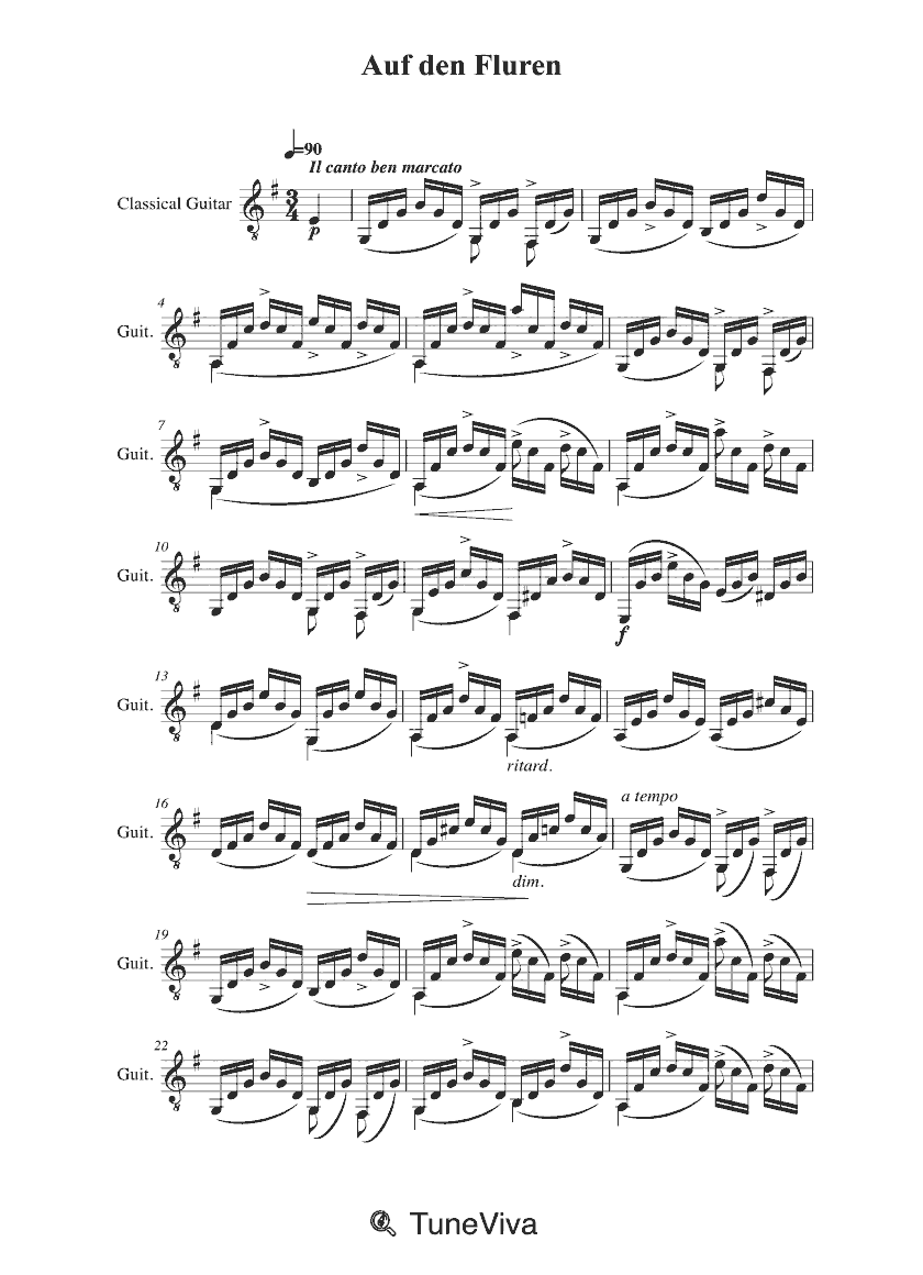Auf den Fluren