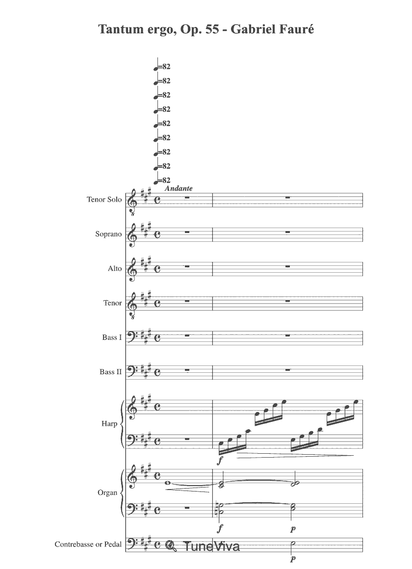 Tantum ergo, Op. 55 - Gabriel Fauré