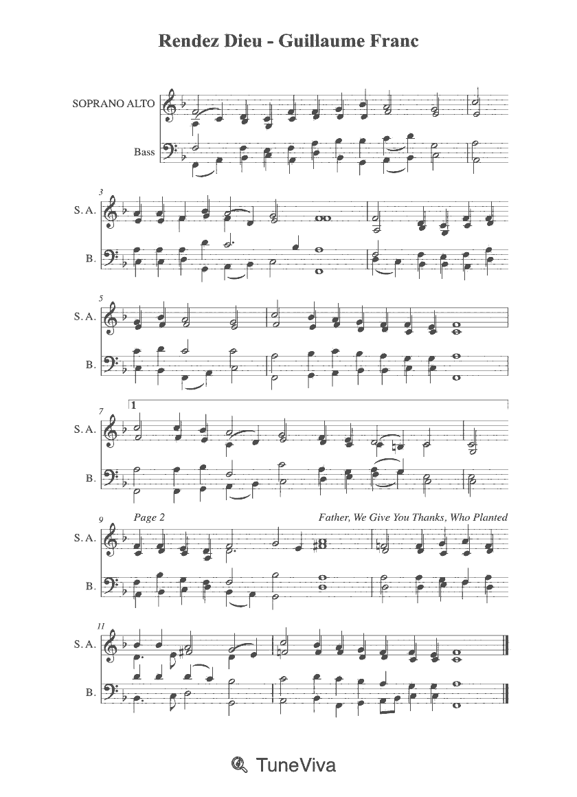 Rendez  Dieu - Guillaume Franc