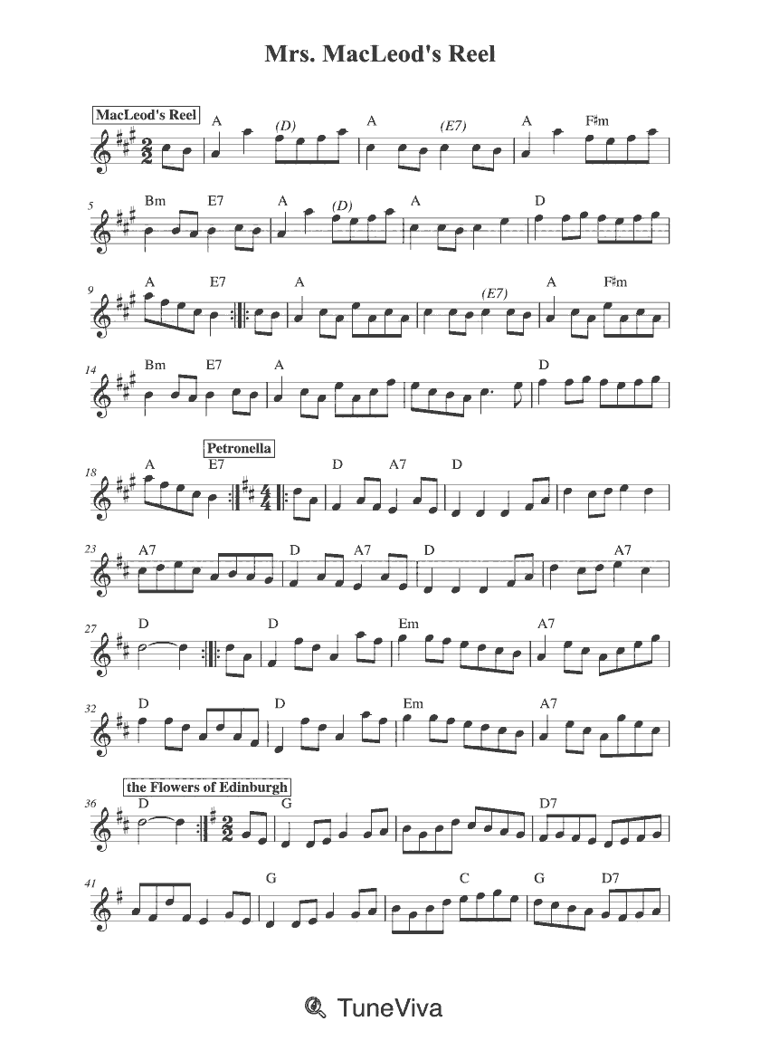 Mrs. MacLeod's Reel