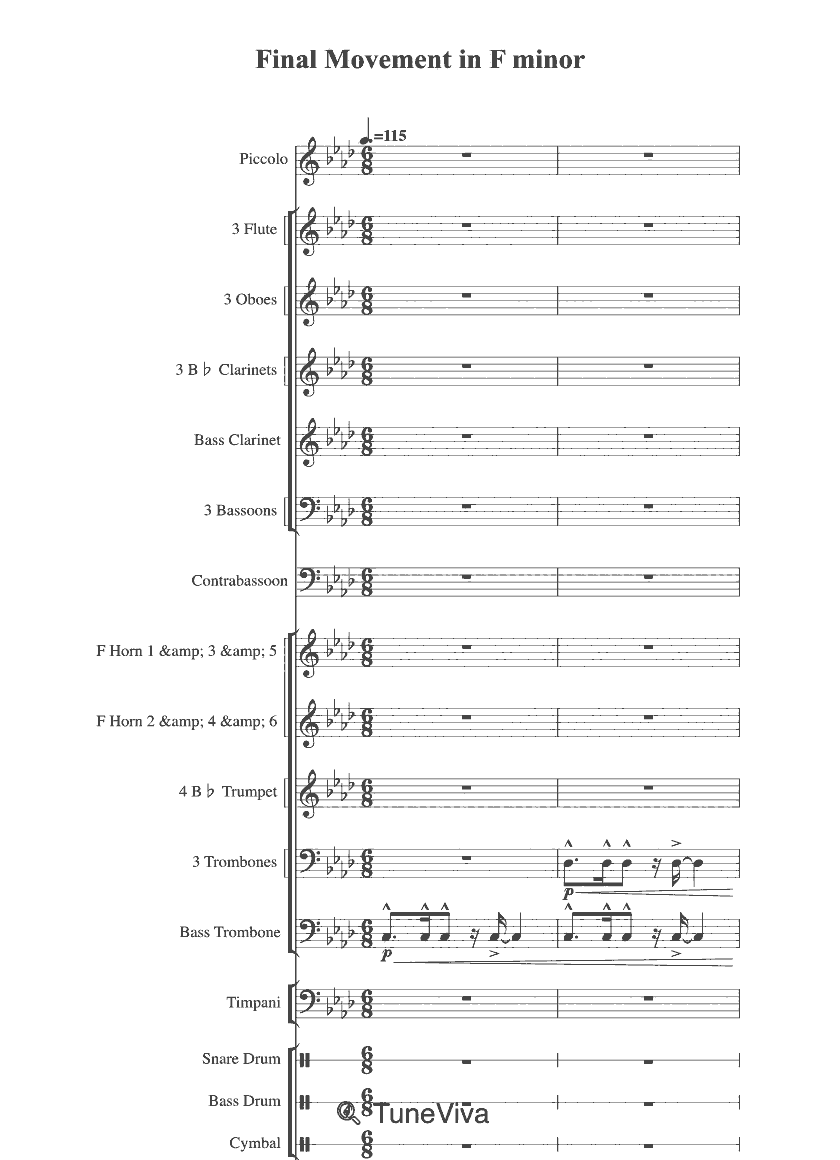 Final Movement in F minor