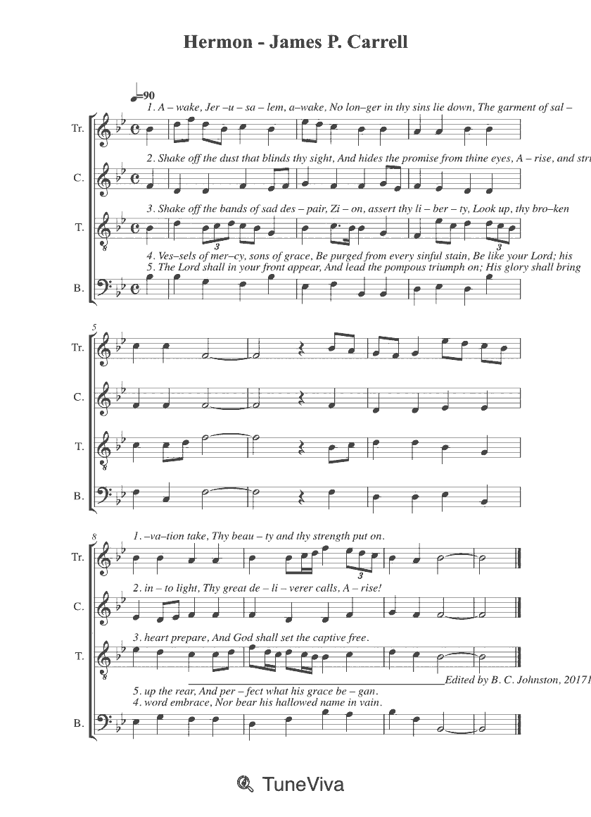 Hermon - James P. Carrell