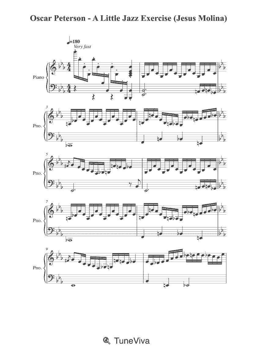 Oscar Peterson - A Little Jazz Exercise (Jesus Molina)