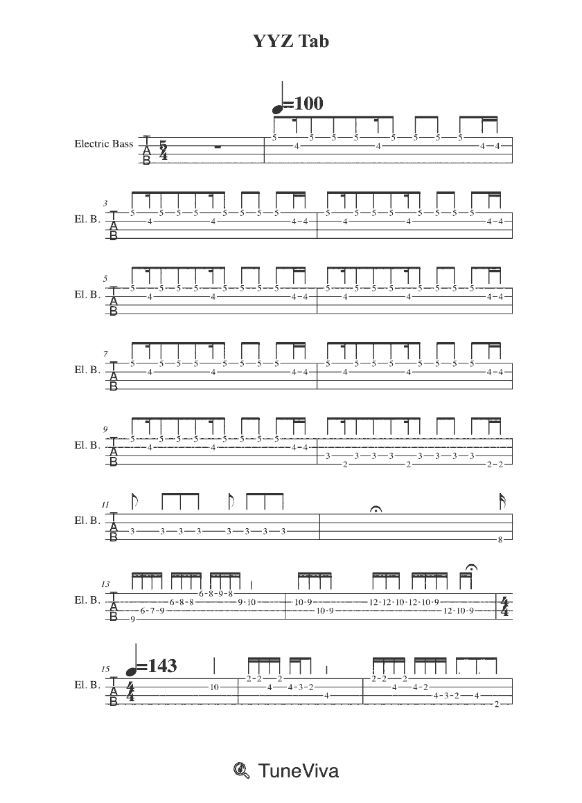 YYZ Tab