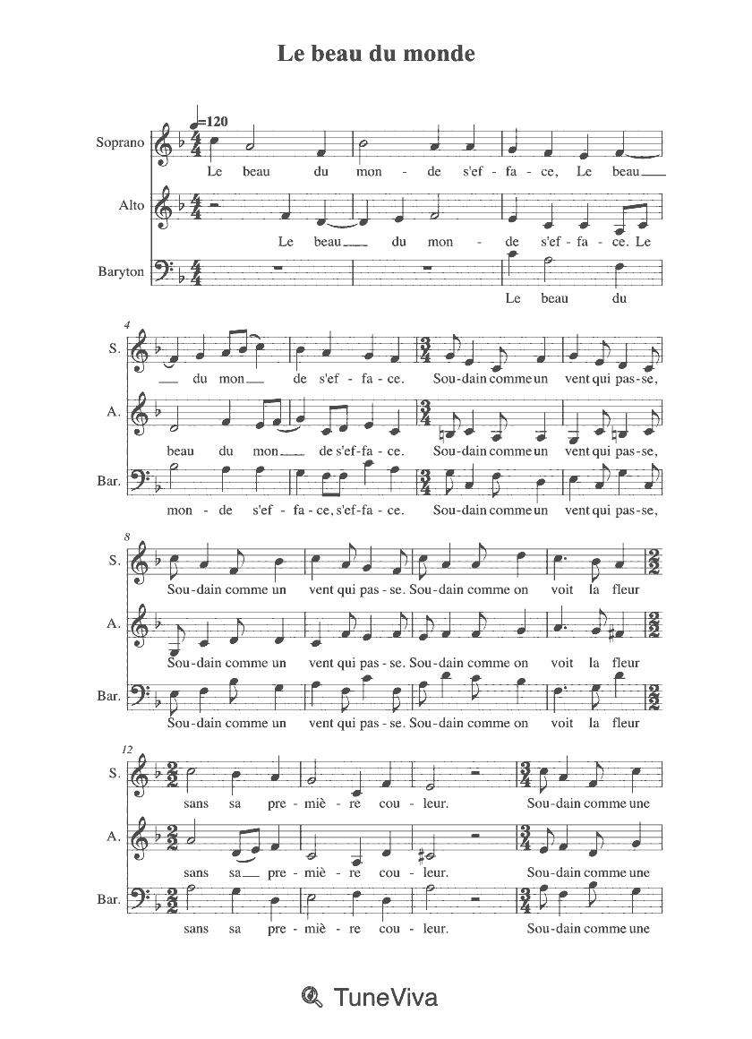 Le beau du monde