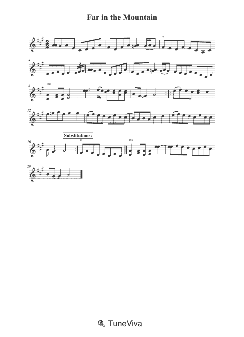 Far in the Mountain