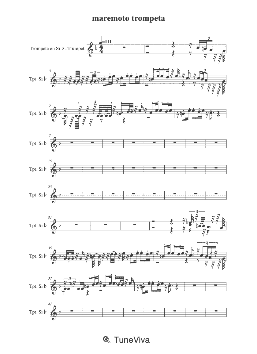 maremoto trompeta