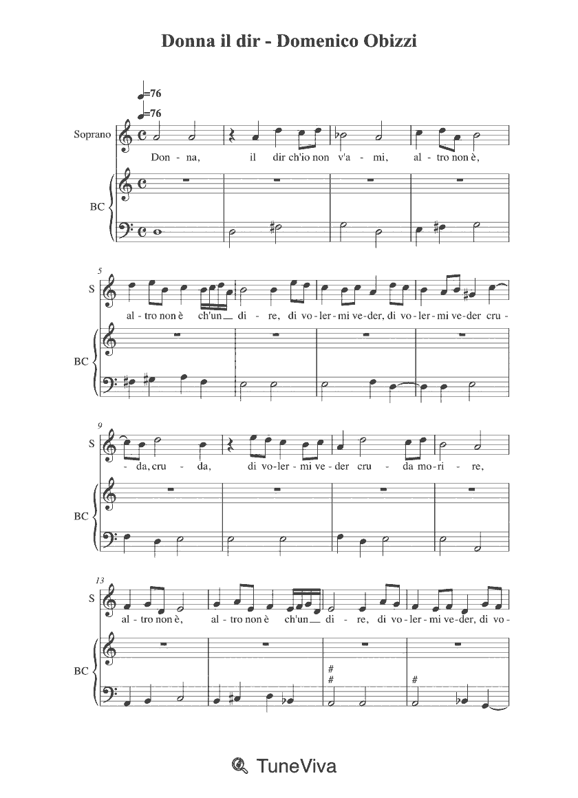 Donna il dir - Domenico Obizzi